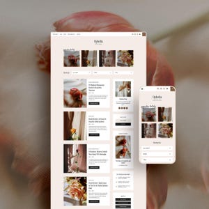 Meet Ophelia - a simple, ready-to-use WordPress theme designed with book bloggers and reviewers in mind, but perfect for content creators in any niche. Featuring a home page with three blog layout options (list, grid, and regular), three custom book review page templates, four matching review index pages to sort your reviews by author, title, genre and rating, and a "currently reading" sidebar block, Ophelia gives your blog every tool it needs to look polished and beautiful right out of the box.
