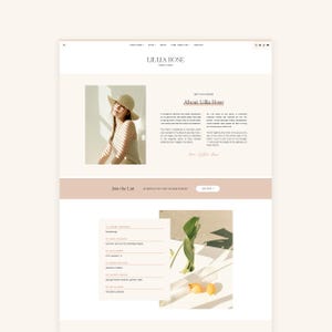 Create a beautiful, SEO-friendly blog with Lillia, a premade WordPress theme designed for lifestyle, wellness and recipe-focused content creators. The soft, airy aesthetic and warm color palette are perfect for showcasing your content in a clean, engaging way. Easily customize colors, fonts, and layouts to match your brand and launch your dream website in no time. Lillia is built on the Kadence framework, which makes it fast loading, SEO-optimized and super easy to customize!
