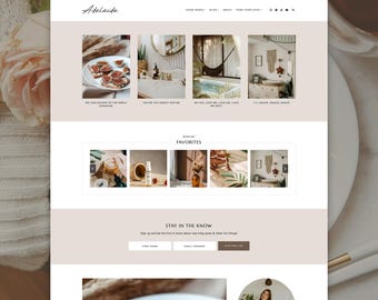 CLEARANCE · Adelaide WordPress Theme for Lifestyle, Beauty and Food Bloggers | Kadence Child Theme