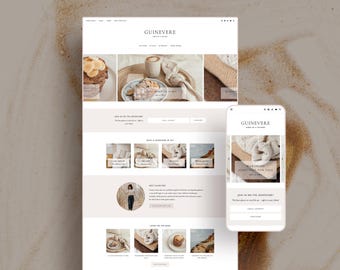 Tema WordPress neutro per blogger di lifestyle / Guinevere / Kadence / Modello di sito web WordPress