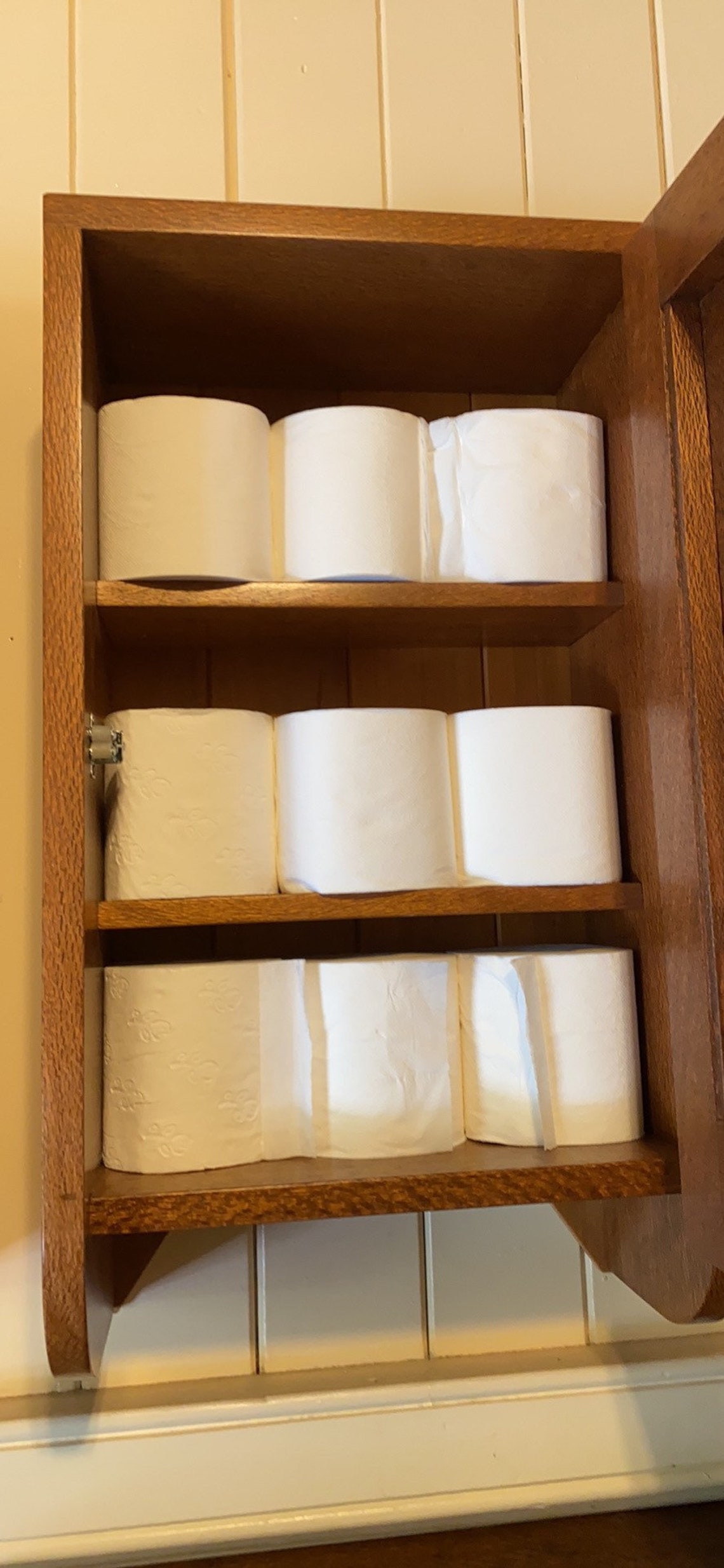 Silky oak bathroom wall recycled wood Etsy