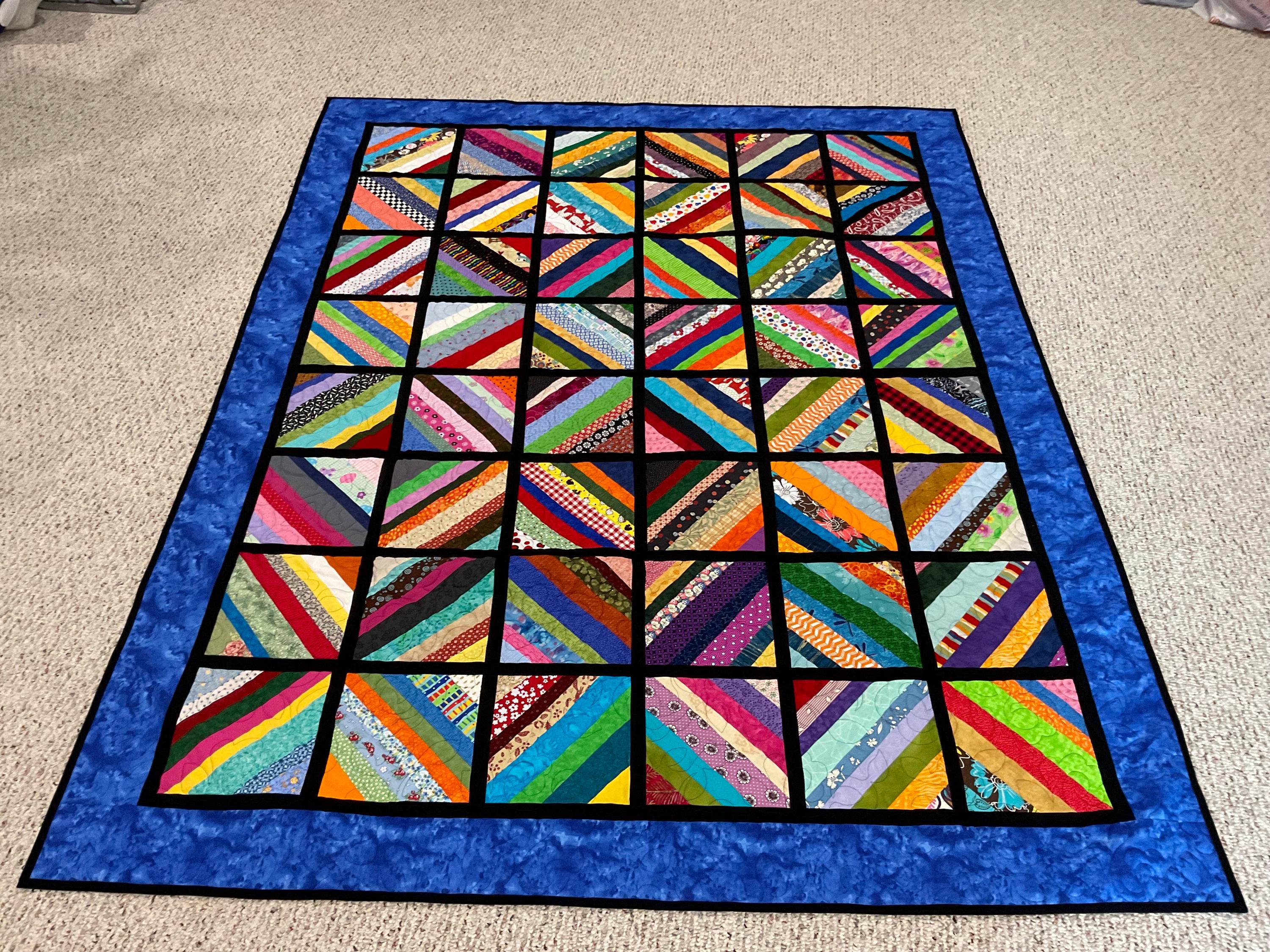 Scrappy String Quilt - Etsy