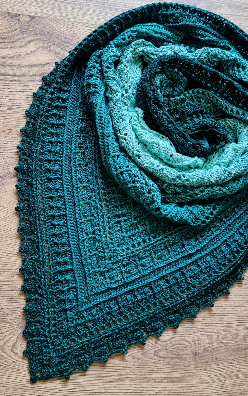 Watermint Shawl Pattern - Etsy