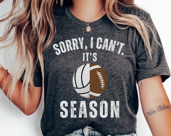 Volleyball Football Mom Shirt: Unisex Bella Canvas Tee