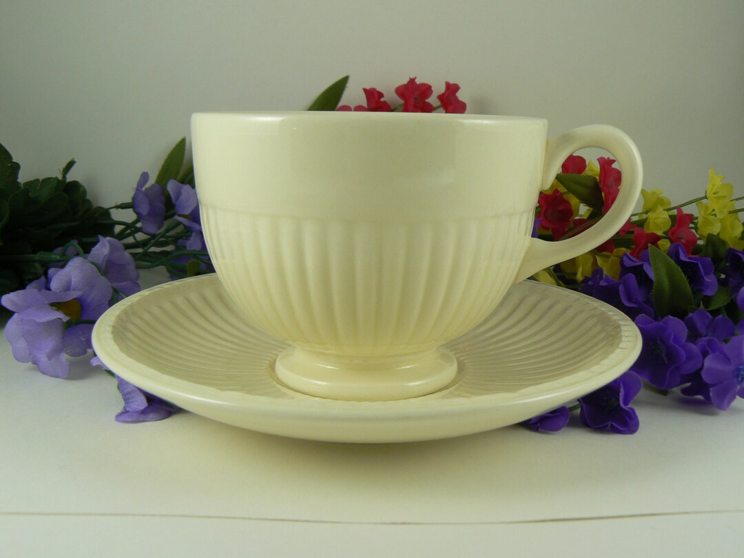 Wedgwood EDME Tea Cup & Saucer England 502207 Etsy