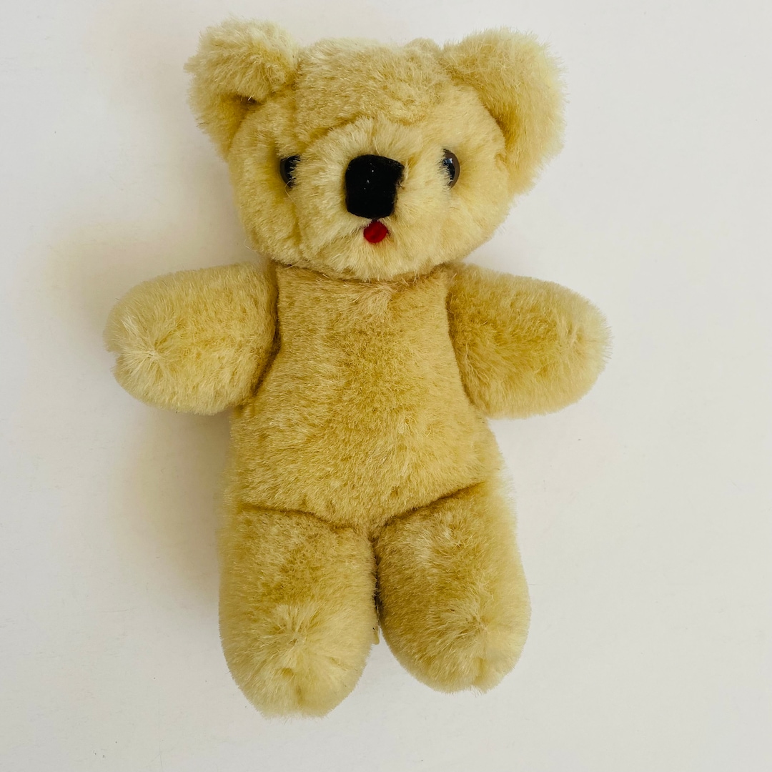 Vintage 1979 Dakin Honey Brown Teddy Bear Brown Eyes Wool Pile Cotton ...