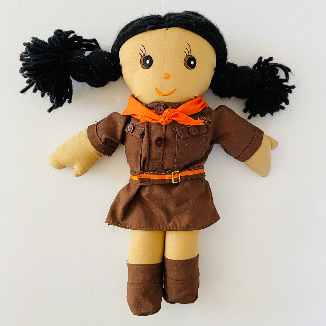 Vintage 11 Brownies Canada Embers Fabric Rag Doll With Etsy