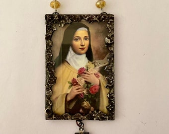 Saint Theresa, Saint Theresa Ornament, Religious gift, Religious Icon, Gift of Faith, Saint Therese of Lisieux