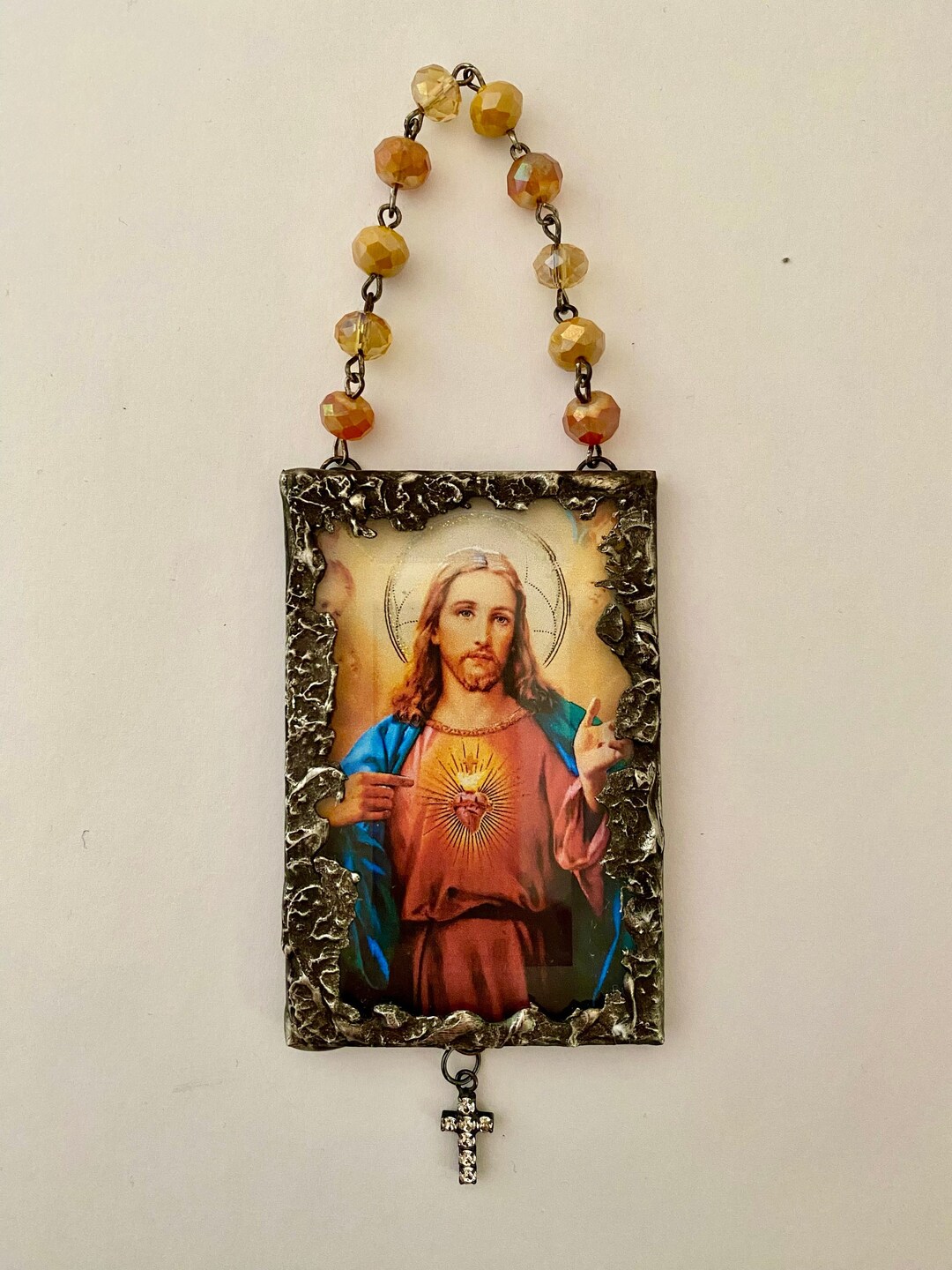 Jesus, Sacred Heart of Jesus, Jesus Ornament, Gift of Faith, Religious ...