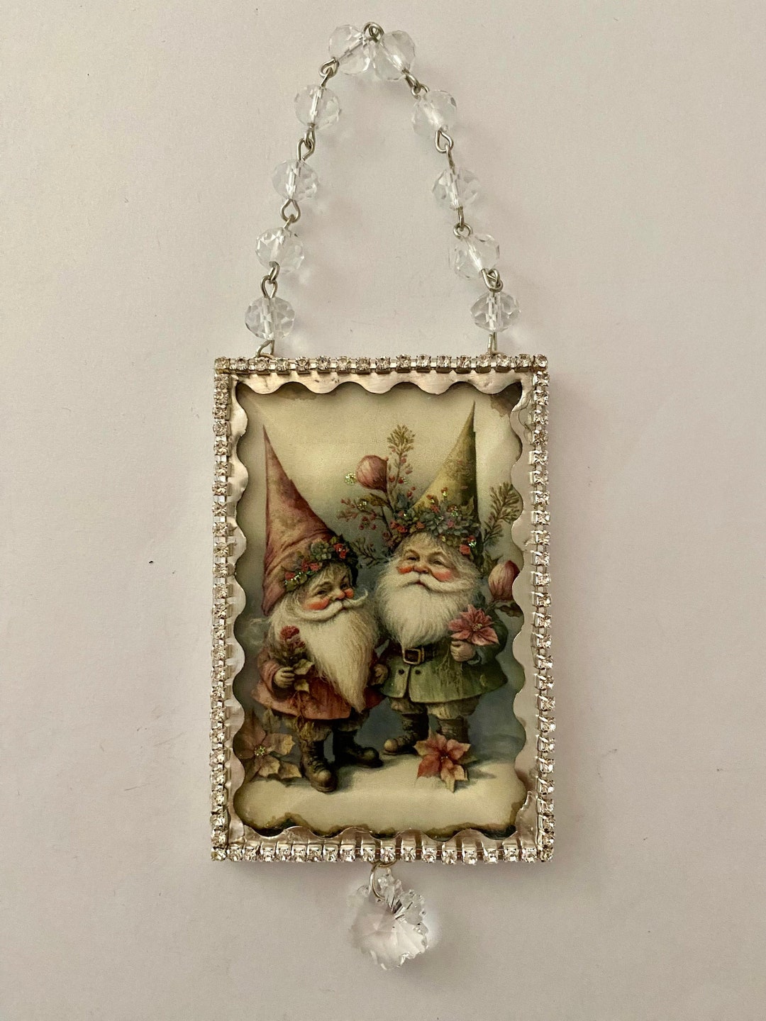 Christmas Ornament Handmade Ornament Shabby Chic Ornament Etsy