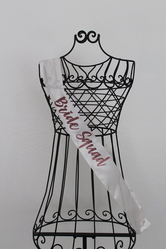princess polly baby blue dress Gabby Font Bride Squad Bachelorette Bridal Shower Sash