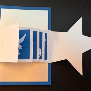 Carte de Noël cascade de la Nativité SVG – fichier de découpe numérique pour Cricut & Silhouette (instructions incluses)