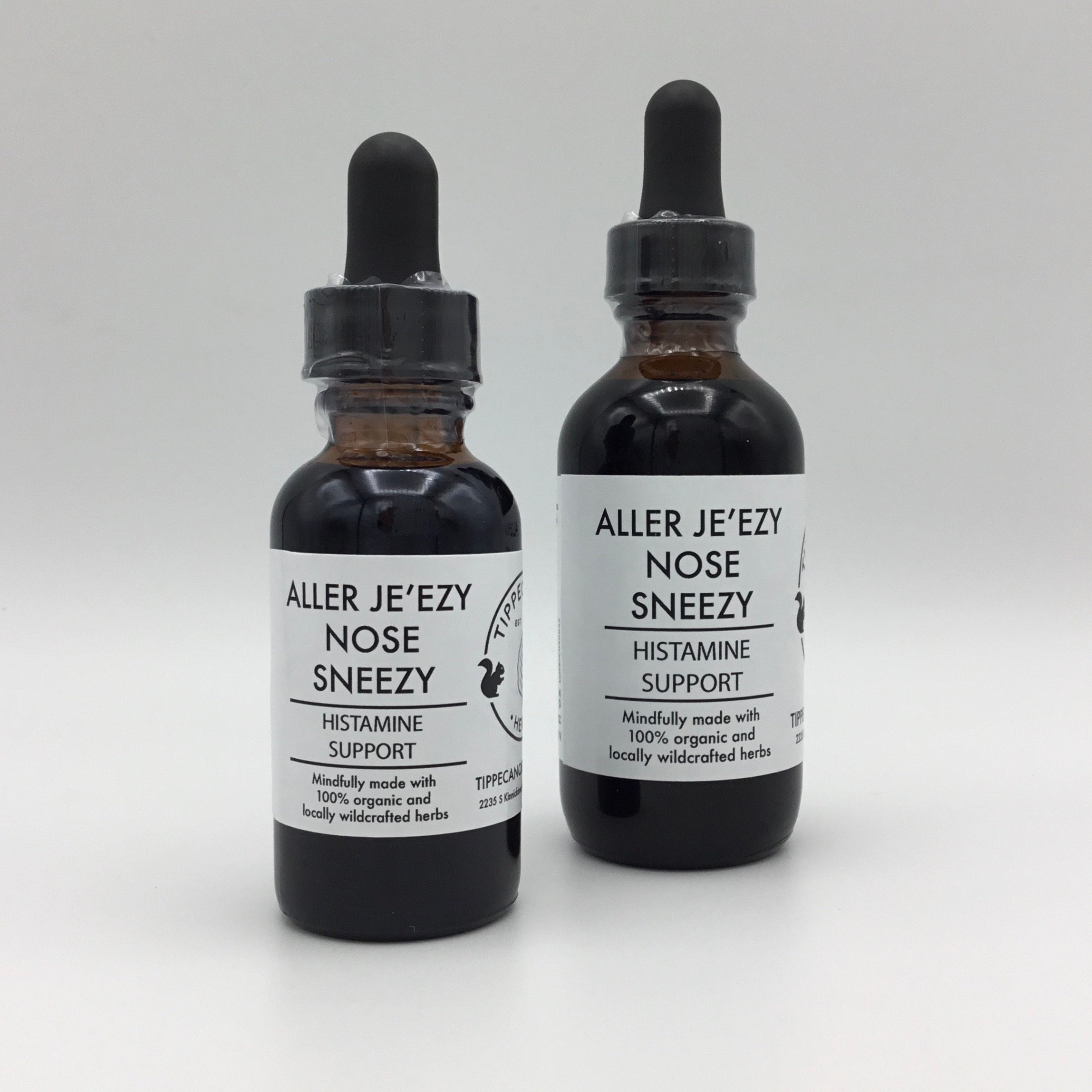 Allergy Tonic - Nettle, New England Aster- Aller Je'ezy Nose Sneezy - Allergies Organic Herbal Remedy