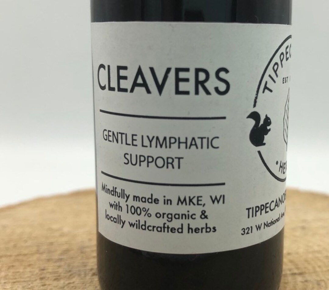Gentle Lymphatic Support Fresh Cleavers Tincture Etsy