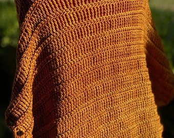 Patrón de crochet de cárdigan cómodo