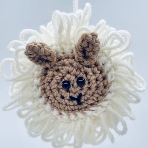 Sheep Ornament Crochet Pattern