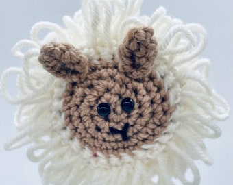Sheep Ornament Crochet Pattern