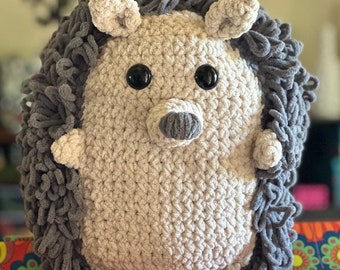 Giant Crochet Hedgehog Amigurumi Toy Pattern