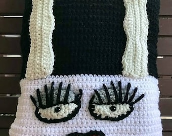 Frankie's Gal Crochet Pillow Pattern Bride of Frankenstein