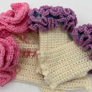 Ballerina Fingerless Mitts Pattern
