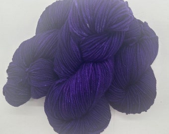 Friday Night Fibers - Grape Schnapps Worsted Weight Hand Painted Hand Dyed Yarn