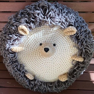 Crochet Hedgehog Pillow Pattern