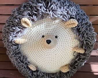 Crochet Hedgehog Pillow Pattern