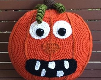 Patrón de almohada reversible Pumpkin Jack