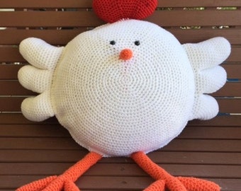 Huhn Kissen Häkelanleitung