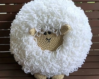 Gehäkelte Schaf Kissen-Muster