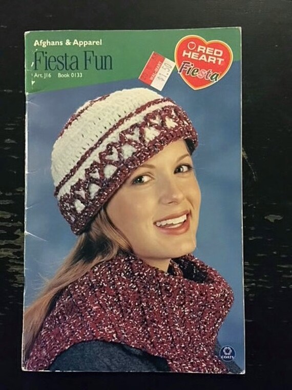 Red Heart Fiesta Fun Crochet Pattern Booklet Etsy