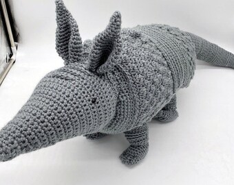 KIT: Armadillo Bolster Pillow Crochet Kit
