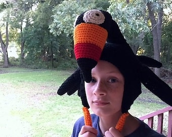 Birdbrain Toucan Hut: Gehäkelter Toucan Hut Muster