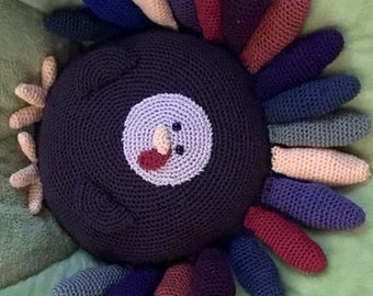 Crochet Turkey Pillow Pattern PDF