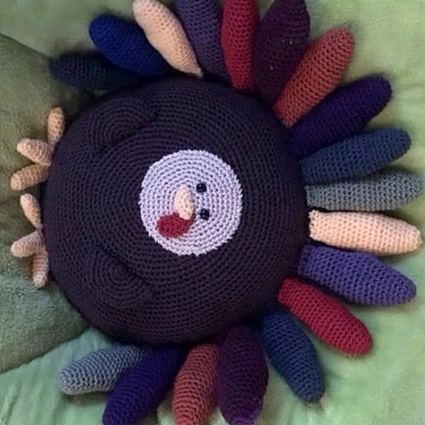 Crochet Turkey Pillow Pattern PDF