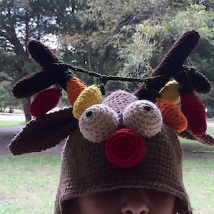 Holiday Head: Rudolph the Reindeer Hat Crochet Pattern