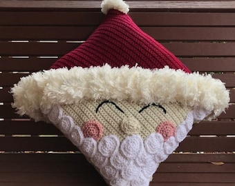 Crochet Santa Pillow Pattern