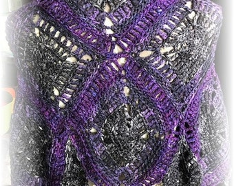 Square Dance Shrug Scarf Pattern