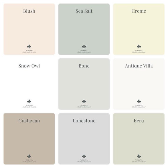 Wise Owl Paint Color Chart