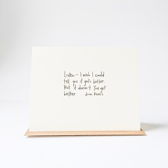 Joan Rivers Card Etsy