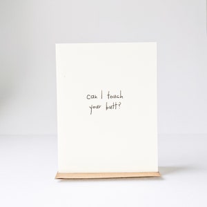 Butt Touch Card