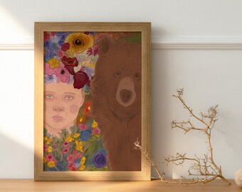 Midsommar - Dani and Bear Print