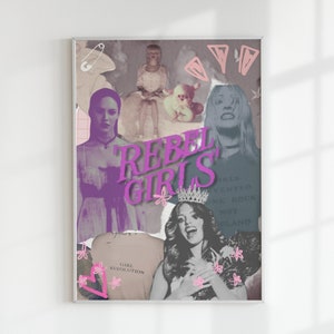 Rebellen Mädchen Druck