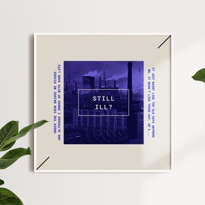 Still Ill - The Smiths Print