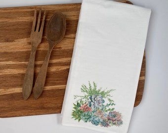 Paños de cocina. Toallas de cocina. Paños de cocina. Decoración de cactus. Decoración de plantas.