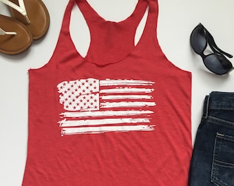 4th of July Shirt. July 4th Tank. 4th of July Tank. Patriotic Tank. Patriotic Shirts. Womens 4th of July Shirt. Fourth of July Tank Top.