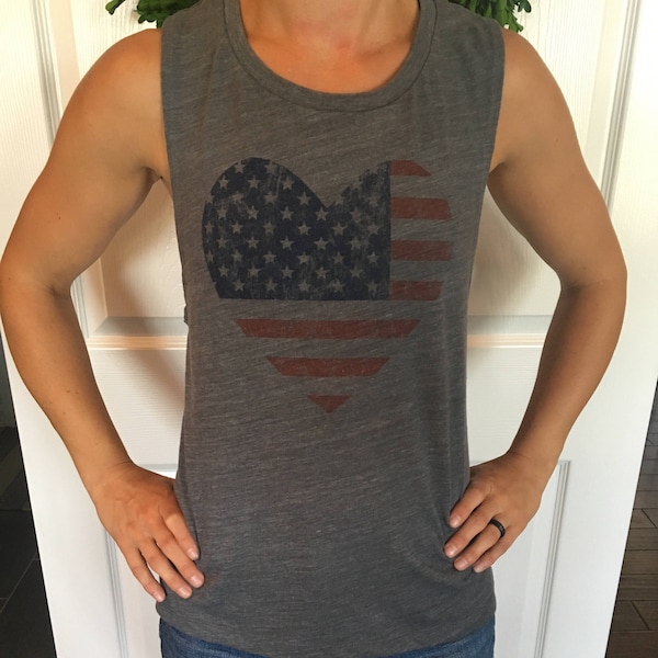 USA Shirt. 4th of July Shirt Women. July 4th tank. Patriotic Clothes. 4th of July. American Flag Tank Top. Patriotic Tank. Red White Blue.
