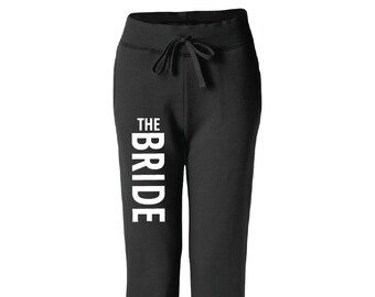 Bride Sweatpants. Bride Gift. Bride Pants. Bridesmaid Pants. Bridal Party Pants. Custom Sweatpants. Wifey. Bridesmaids. Bridesmaid Proposal.