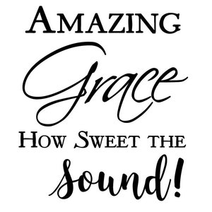 Farmhouse SVG. Farmhouse SVG. Farmhouse Decor. Amazing Grace SVG Download. Christian Svg. Bible Verse.