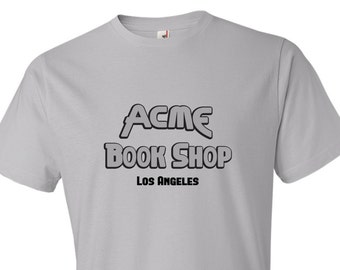 Camisa De la tienda de libros Acme. Camisa de cine Noir. Camiseta de Gran Sueño. Camisa de película clásica. Camiseta Vintage Película. Película antigua de 1940. Humphrey Bogart. Regalo para él